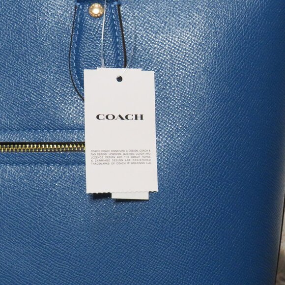 Coach Gallery Tote (Pacific Bright Mineral Blue) - Picture 6 of 6